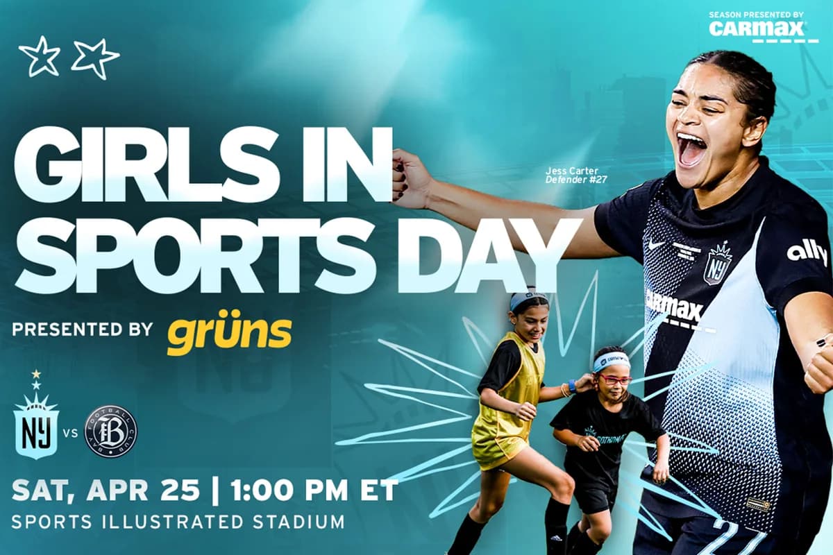 Gotham FC to Host Girls in Sports Day Presented by Grüns, Highlighting the Future of the Game