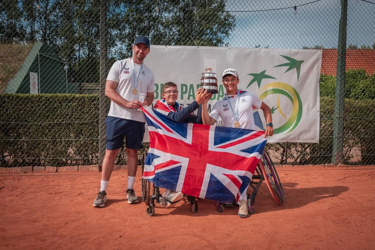 Great Britain boys' wheelchair tennis team earn historic World Team Cup victory