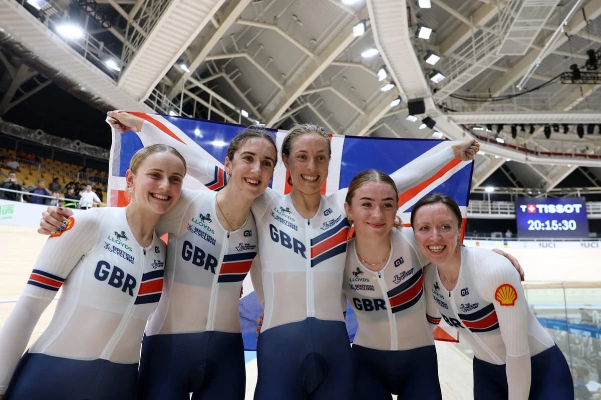 Great Britain kickstart gold rush with two titles at Track Cycling World Championships
