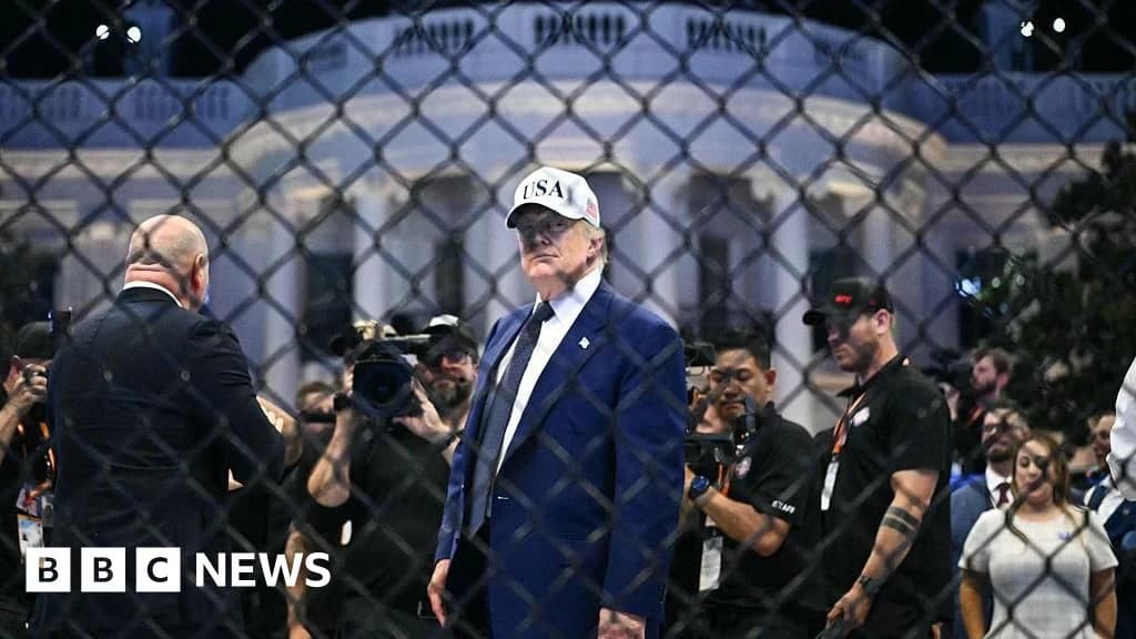 Group planned to attack White House UFC event using snipers and drones, FBI says