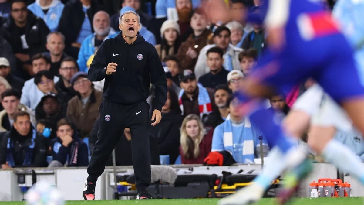 Halftime lead worried Luis Enrique in game PSG 'could have lost' to City