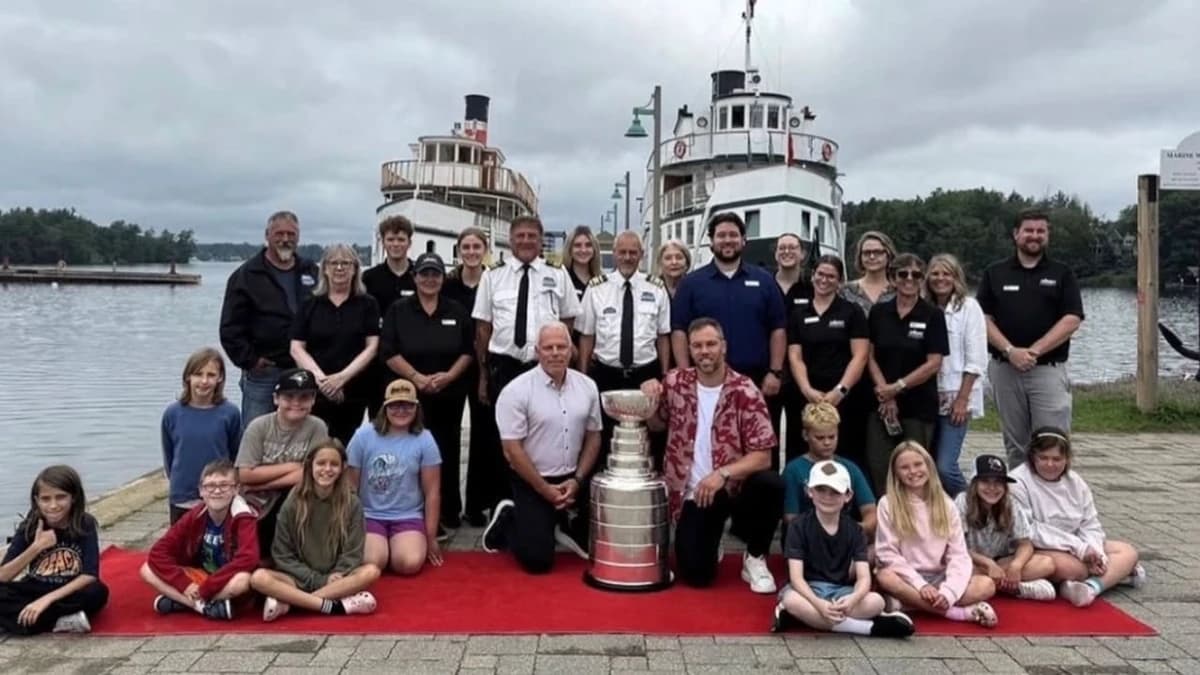 Hall brings Stanley Cup to Muskoka cottage
