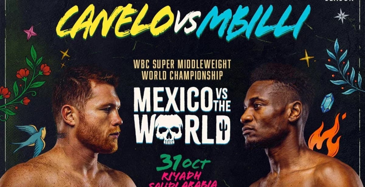 Halloween havoc! Canelo Alvarez vs Christian Mbilli rebooked for Oct. 31 in Riyadh | Mexico vs. The