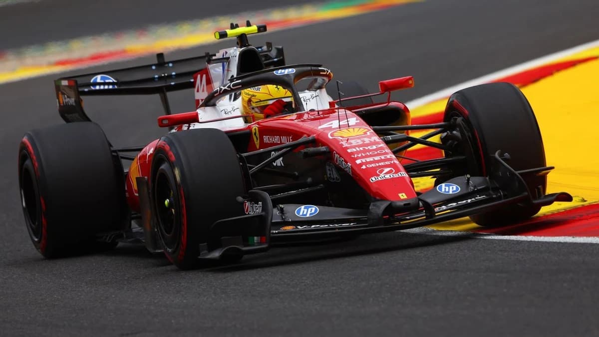 Hamilton crashes in final Belgian GP practice