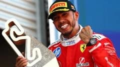 Hamilton wins first grand prix for Ferrari