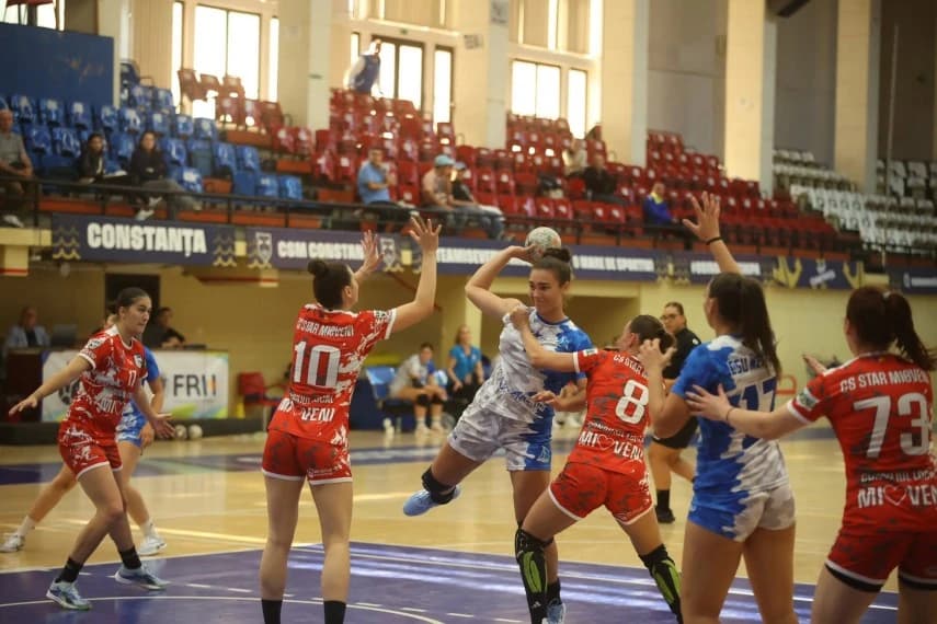 Handbal: CSU Neptun Constanța, eșec sever cu Star Mioveni. „Jocul a fost într-o singură direcție“