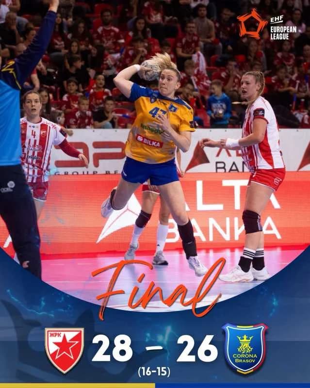 Handbal feminin: Corona Brașov, calificată în turul 3 preliminar al EHF European League, deși a pier