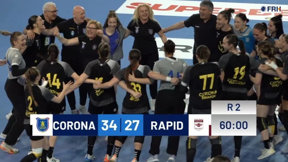 Handbal feminin. Corona Brașov, campioană națională la junioare 1