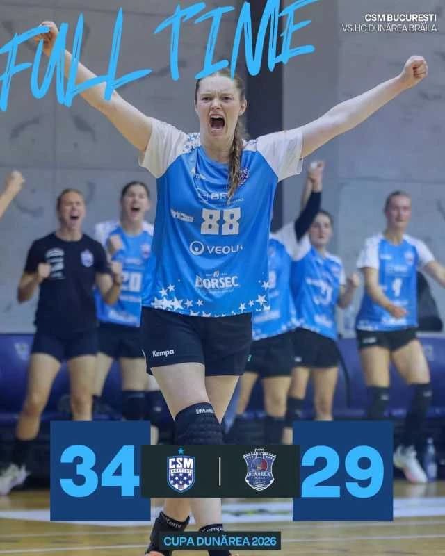 Handbal feminin: CSM București a câștigat Cupa Dunărea