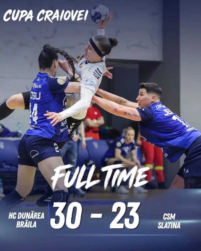 Handbal feminin: Dunărea Brăila și CS Rapid București, victorioase în prima zi a Cupei Craiovei