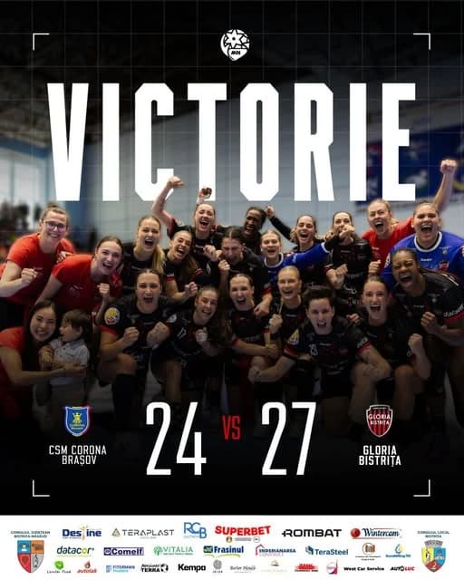 Handbal feminin: Gloria Bistrița, la un singur pas de primul său titlu în Liga Națională