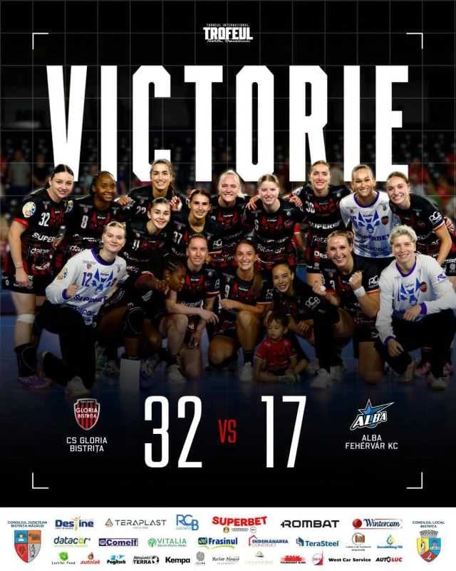 Handbal feminin: Gloria Bistrița și Corona Brașov vor juca finala Trofeului Poarta Transilvaniei