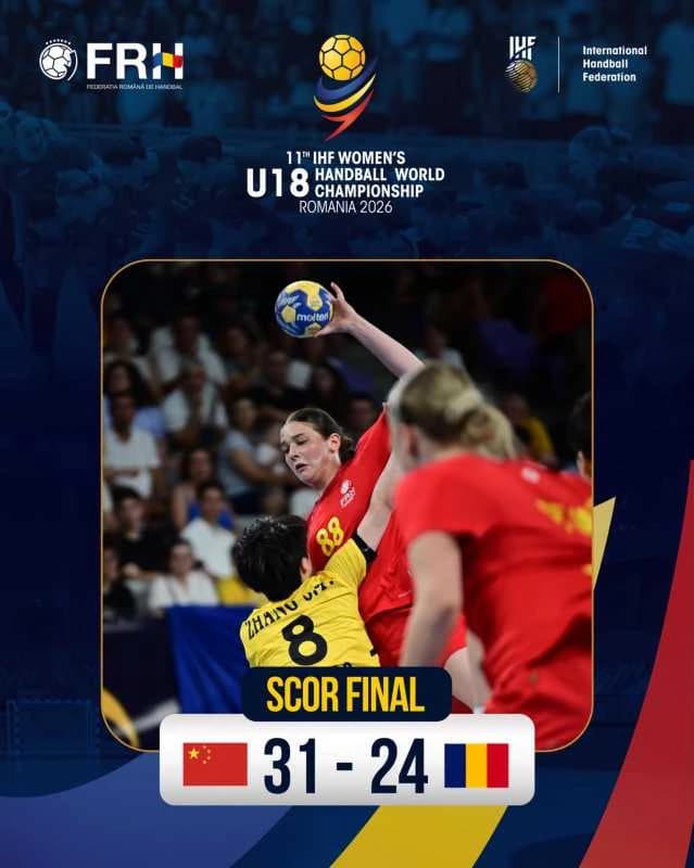 Handbal feminin: România, învinsă de China la Mondialul U18