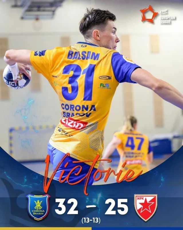 Handbal feminin: Victorie importantă pentru Corona Brașov, în preliminariile EHF European League