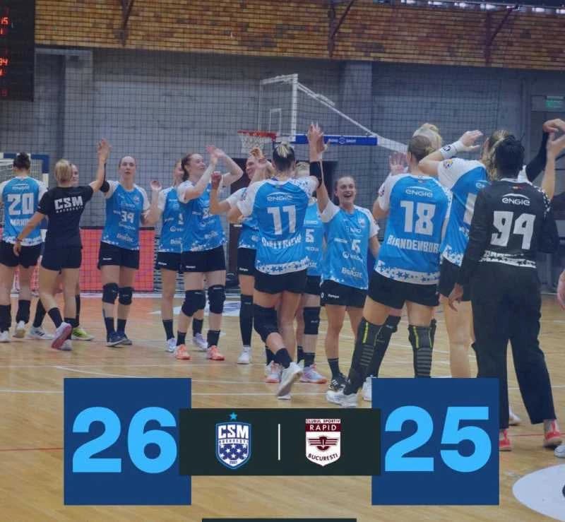 Handbal feminin: Victorii pentru CSM București și Dunărea Brăila, în ziua a doua a Cupei Dunărea