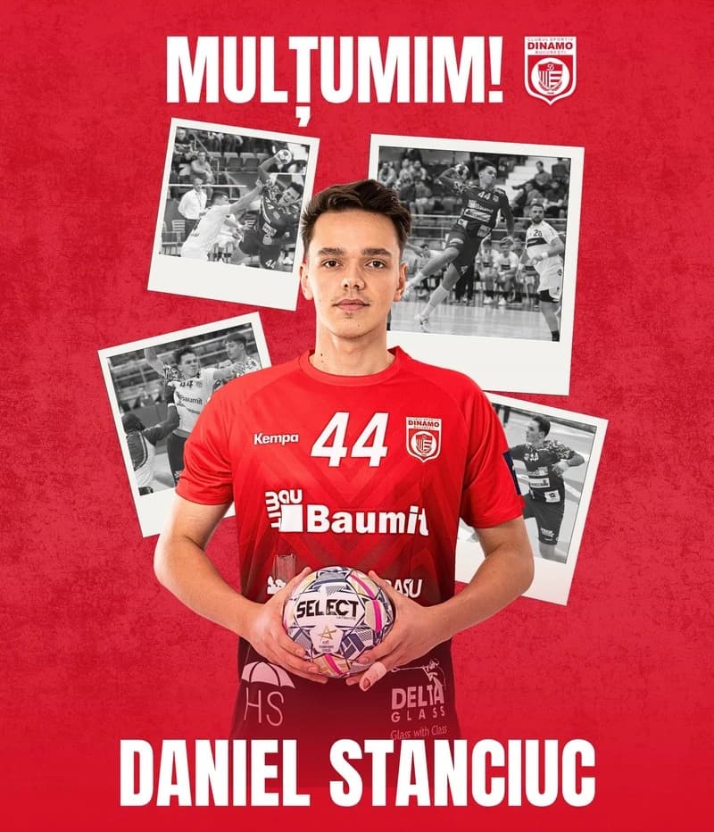 Handbal masculin: Daniel Stanciuc, oficial de la campioana Dinamo la echipa daneză Nordsjælland Hånd