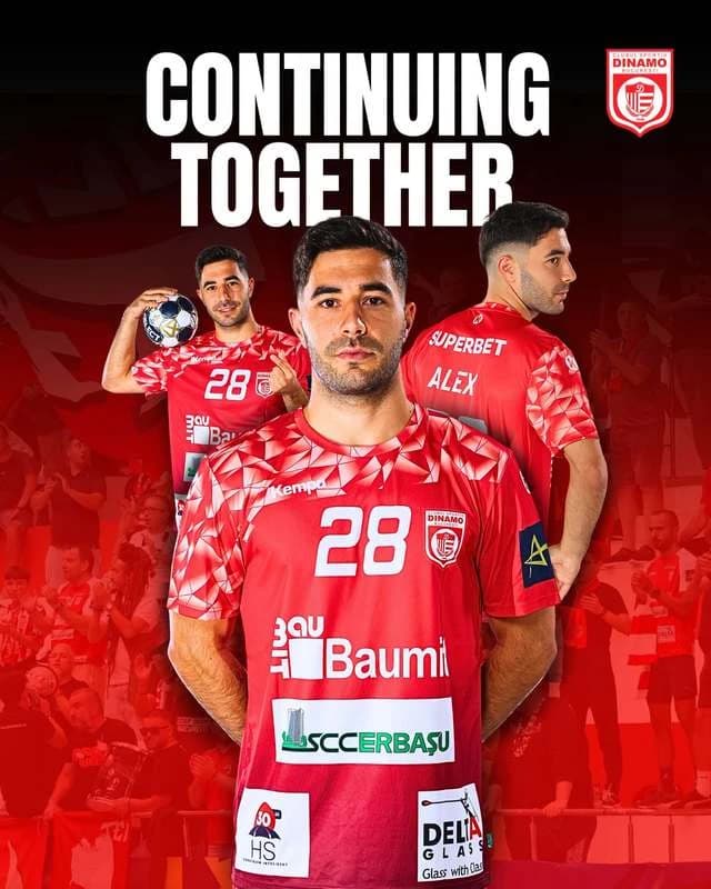 Handbal masculin: Extrema Alex Pascual şi-a prelungit contractul cu campioana Dinamo Bucureşti