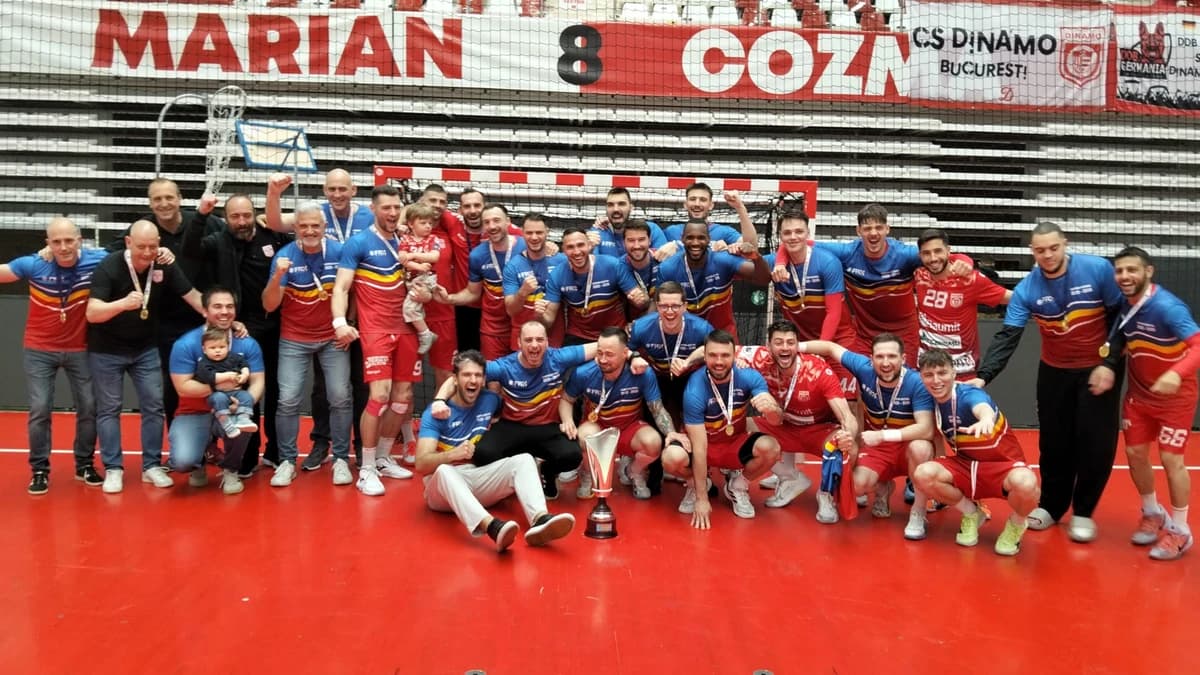 Handbal masculin: reșițeanul Nicu Negru, din nou campion cu Dinamo!