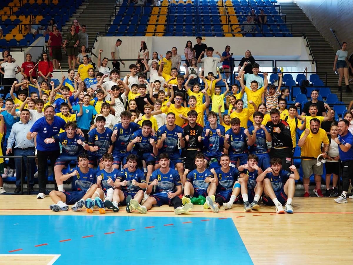 Handbal masculin: România a câştigat finala EHF Championship U18 şi s-a calificat la Campionatul Eur