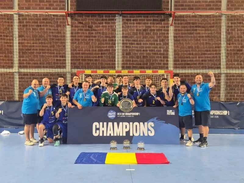 Handbal masculin: România a câștigat M18 EHF Championship 2026