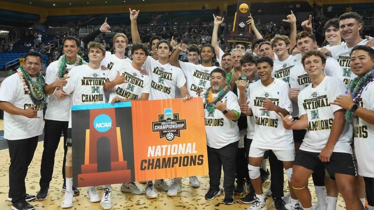 Hawaii wins the 2026 NC men's volleyball championship