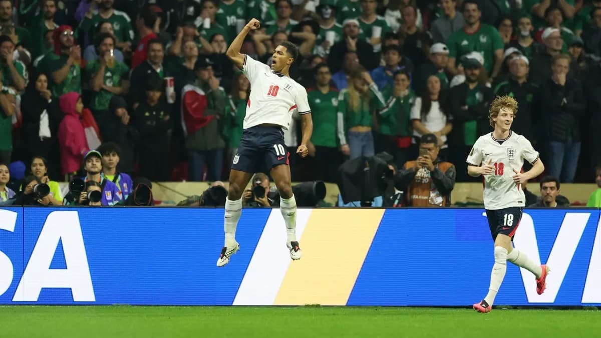 Hey Jude: Bellingham sets fastest England World Cup goals record at Mexico's Azteca