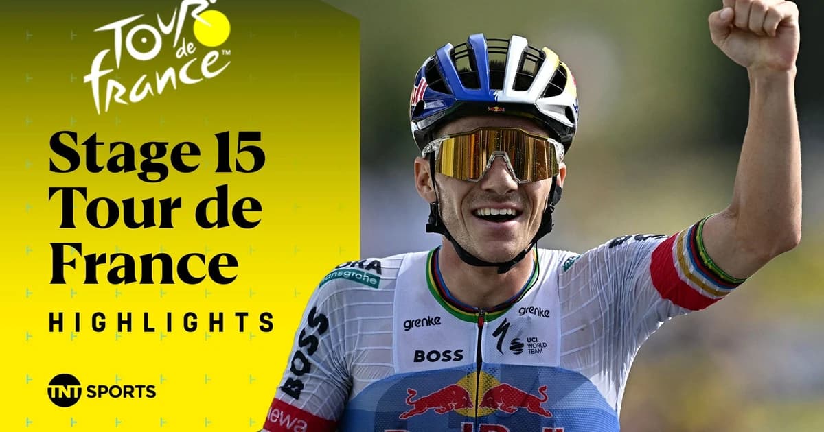 Highlights: Evenepoel pips Pogacar for historic stage win as Vingegaard abandons