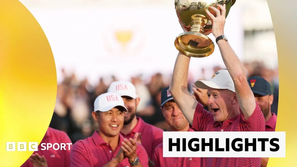 Highlights - Golf - US retain the Presidents Cup with final day comeback