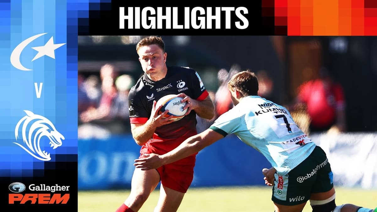Highlights: Saracens v Leicester Tigers - Round 14
