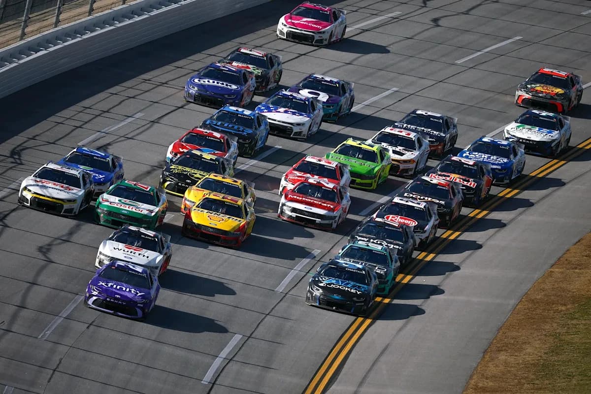 Hocevar claims first Cup victory at Talladega; massive wreck collects more than 20 cars