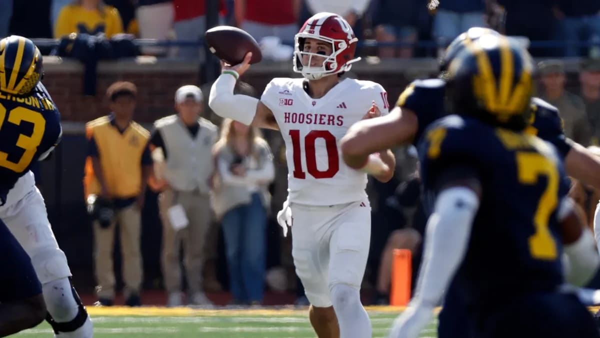How Indiana's 'gritty' OT victory at Michigan tilts CFP, Big Ten title race in favor of Hoosiers
