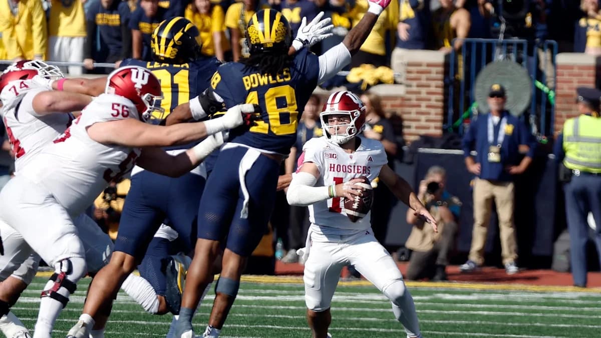 How Josh Hoover played through pain to lead Indiana football to overtime win at Michigan