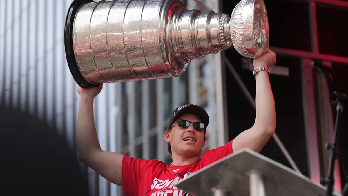 Hurricanes’ Alexander Nikishin breaks silence on trade rumors, winning Stanley Cup
