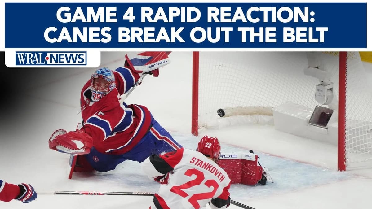 Hurricanes dominate Canadiens to take 3-1 lead in Eastern Conference Final