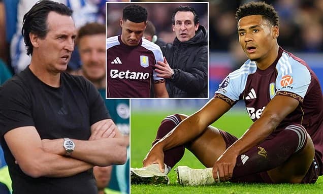 'I can answer only with my silence': Aston Villa boss Unai Emery hints Ollie Watkins refused to play
