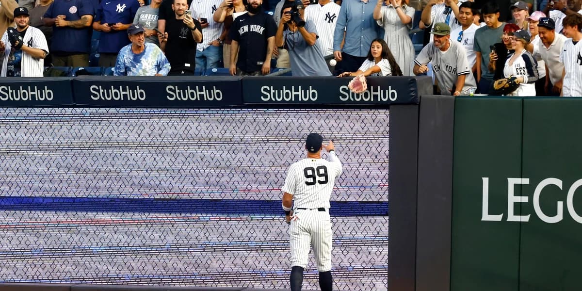 'I felt great': Judge brings crowd to its feet in return to victorious Yanks
