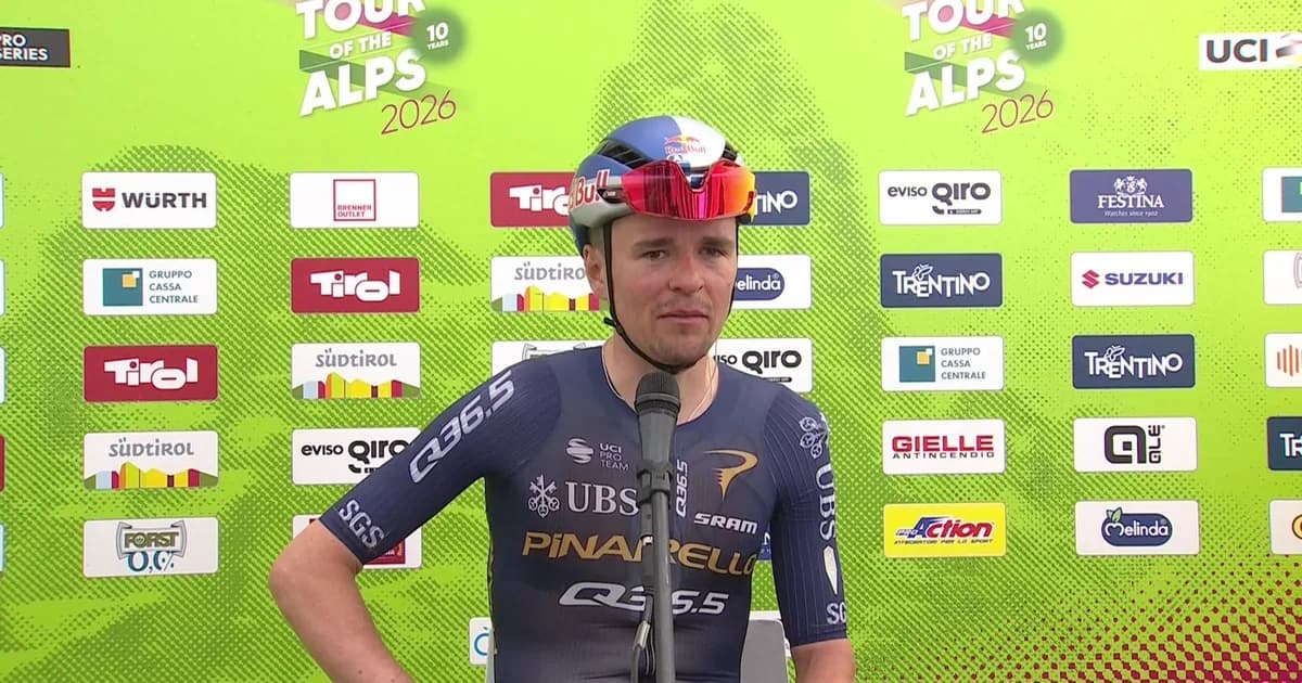 'I gave everything' - Tom Pidcock reacts to Stage 3 victory at Tour of the Alps