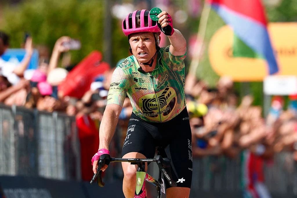 'I think I deserve this' - Michael Valgren escapes to victory on stage 17 of the Giro d'Italia as br