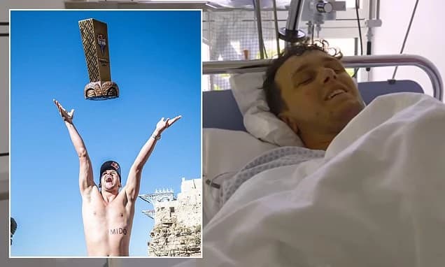 'I thought I'd NEVER dive again': How adrenaline junkie Aidan Heslop made comeback after 444-DAY bac