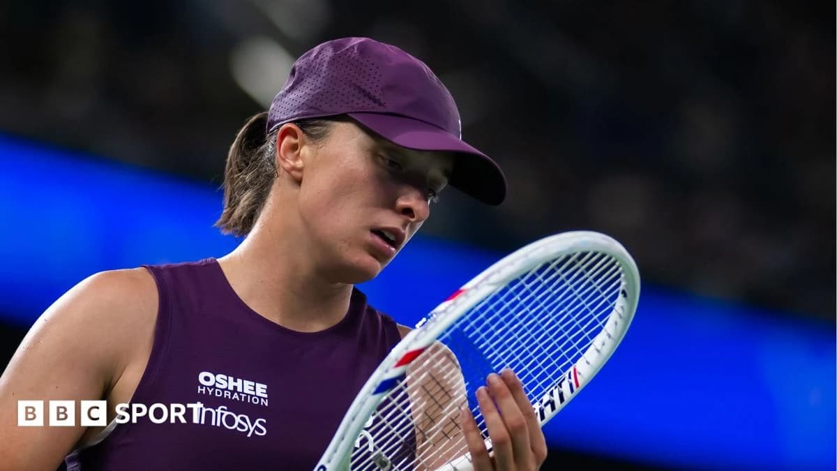 Iga Swiatek: Six-time Grand Slam champion ends 2026 season after failing to qualify for WTA Finals