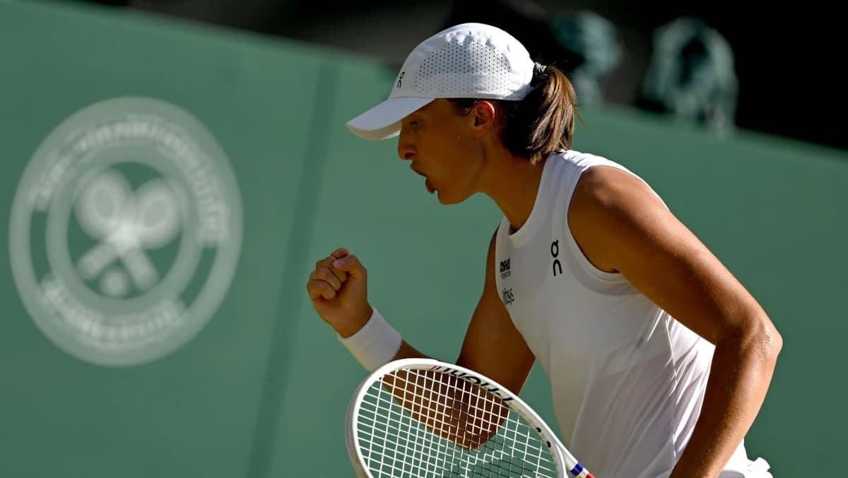 Iga Swiatek, victorie fără drept de apel în fața Karolinei Pliskova! Poloneza, în turul trei la Wimb