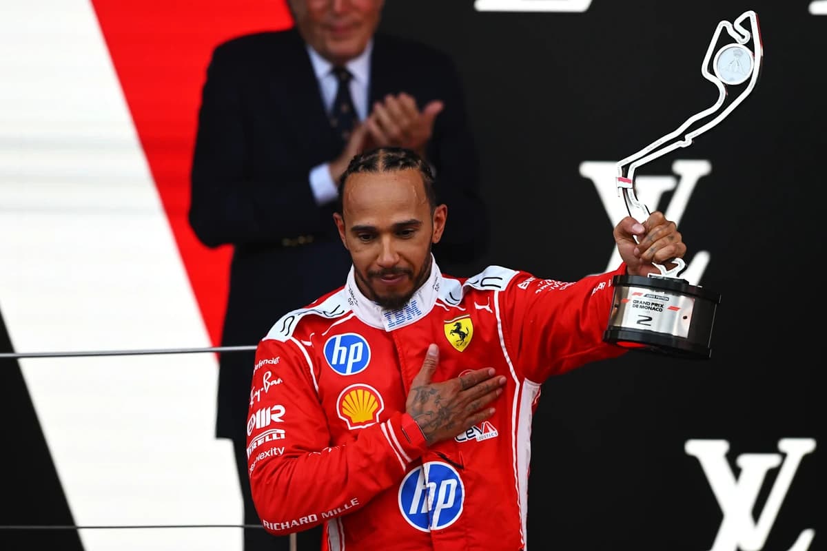 ‘I’ll definitely take it’ – Lewis Hamilton grateful for Monaco podium in ‘the hardest conditions’