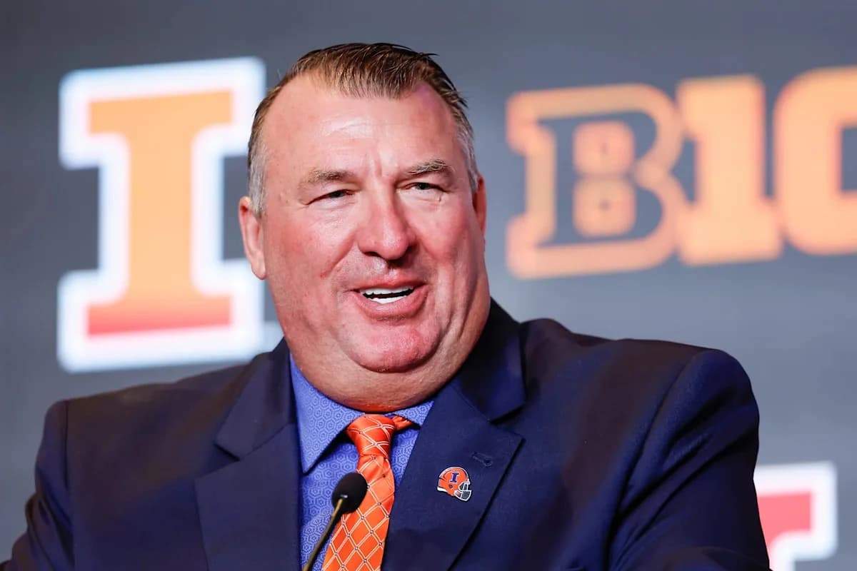 Illinois coach Bret Bielema accuses SEC of living in the past