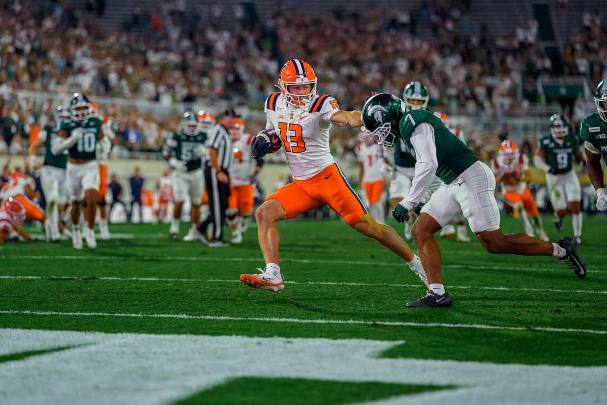Illinois Wins Overtime Thriller Against Michigan State, 38-37