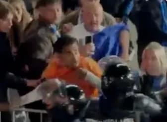 Imagini incredibile: jandarmii l-au bruscat pe Baiaram! Soţia fotbalistului, luptătoare de kickboxin