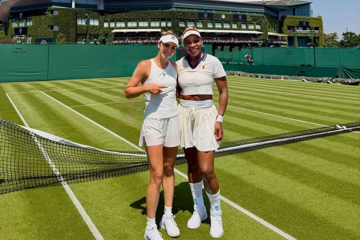 Înainte de Wimbledon, Jaqueline Cristian s-a antrenat împreună cu legendara Serena Williams: „Zi mem
