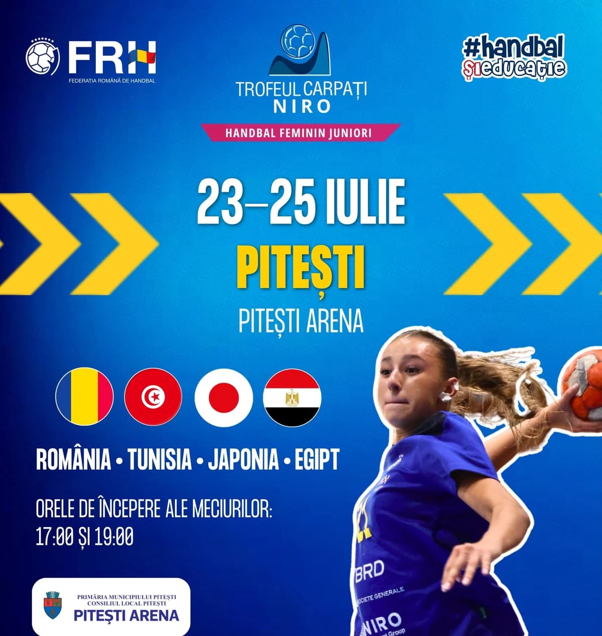 Începe Trofeul Carpați la handbal feminin U18