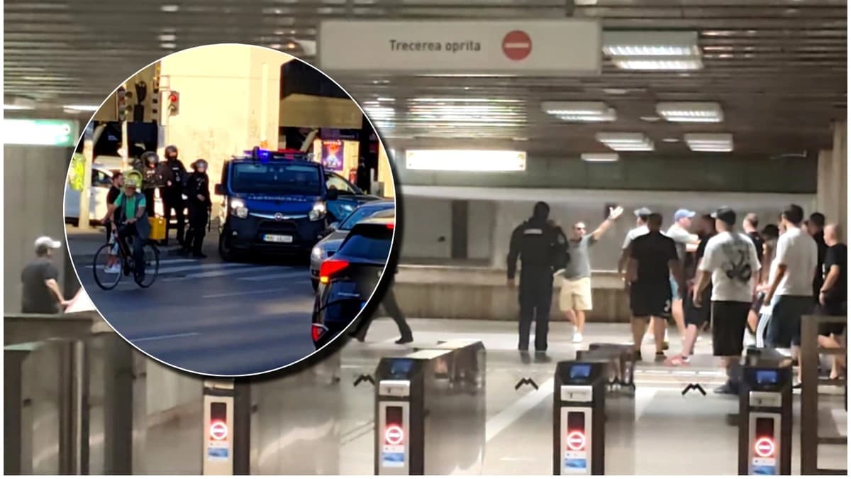 Incidente la metrou în București înainte de Rapid – Dinamo. Fanii giuleșteni au sărit la bătaie, jan