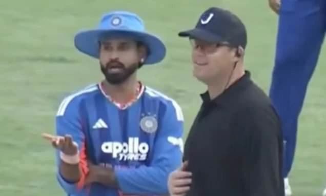 India embroiled in cricket storm as they convince umpire to overturn wide call against Japan... and