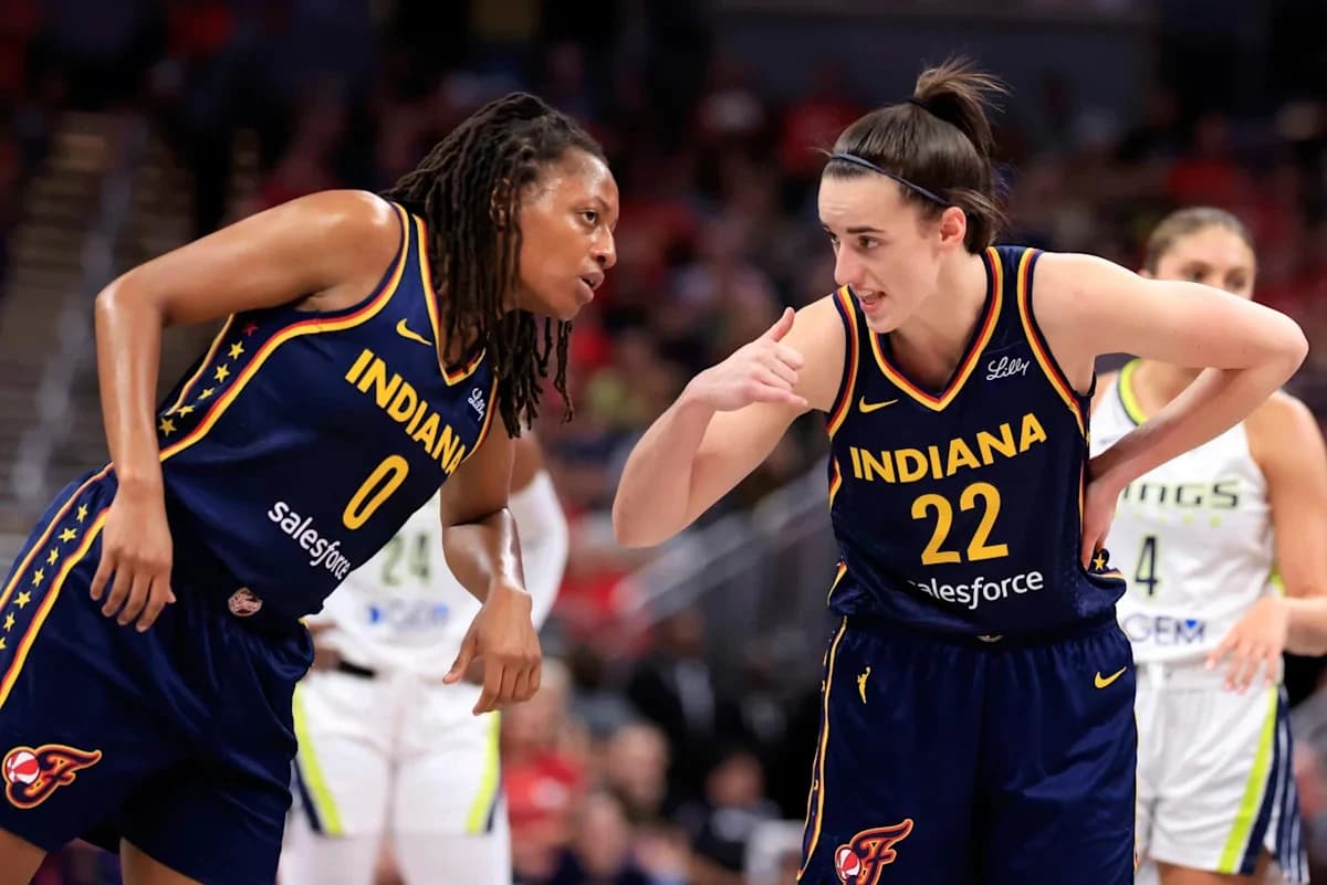 Indiana Fever star suggests wild Co-MVP idea for Caitlin Clark and Kelsey Mitchell